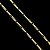 Corrente 3x1 2mm – Escolha o Tamanho 50, 60 ou 70cm – Banhada a Ouro 18K - Imagem 9