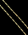 CORRENTE 3x1 (2MM - 50, 60cm ou 70cm)  -  BANHADO A OURO 18k - Imagem 4