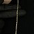 CORRENTE GRUMET (3MM - 50, 60cm ou 70cm)  -  BANHADO A OURO 18k - Imagem 1