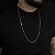 CORRENTE CADEADO (2MM - 50, 60cm ou 70cm)  -  BANHADO A OURO 18k - Imagem 6