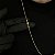 CORRENTE CADEADO (2MM - 50, 60cm ou 70cm)  -  BANHADO A OURO 18k - Imagem 5