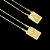 ESCAPULÁRIO ESPÍRITO SANTO E NOSSA SENHORA CORRENTE VENEZIANA (1.8MM 60cm ou 70cm) -  BANHADO A OURO 18k - Imagem 3