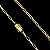 Corrente 4mm 60cm – Banhada a Ouro 18K - Imagem 6