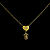 Corrente Veneziana 1.5mm 50cm + Pingente Coração – Banho Ouro 18k - Imagem 1