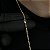 CORRENTE LACRAIA ( 1.5mm -70CM )- BANHADO A OURO 18K - Imagem 1