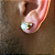 2 PARES DE BRINCOS, CRAVEJADOS EM ZIRCÔNIA PREMIUM 10MM e 2MM  -  BANHADO A OURO 18K - Imagem 1