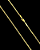 CORRENTE GRUMET( 2mm - 50, 60cm ou 70cm)  -  BANHADO A OURO 18k - Imagem 1