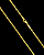 Corrente Grumet 2mm – Escolha o Tamanho 50, 60 ou 70cm – Banhada a Ouro 18K - Imagem 1