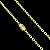 Corrente Cadeado 4mm – Escolha o Tamanho 50, 60 ou 70cm – Banhada a Ouro 18K - Imagem 4