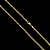 Corrente Lacraia 2mm – Escolha o Tamanho 50, 60 ou 70cm – Banhada a Ouro 18K - Imagem 8