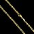 Corrente Lacraia 2mm – Escolha o Tamanho 50, 60 ou 70cm – Banhada a Ouro 18K - Imagem 10