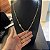 Corrente Cartier 4mm 70cm + Pingente Cruz amarrada – Banhada a Ouro 18K - Imagem 3
