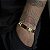 BRACELETE IMPERIAL( 7mm- 21cm) - BANHADO A OURO 18K - Imagem 3