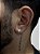 PAR DE BRINCO QUADRADO ZIRCÔNIA  PREMIUM  7MM - BANHADO A OURO 18K - Imagem 2