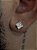 PAR DE BRINCO QUADRADO ZIRCÔNIA  PREMIUM  7MM - BANHADO A OURO 18K - Imagem 1