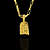 PINGENTE JESUS CRAVEJADO EM ZIRCONIA PREMIUM ( 12g- 2x2cm) (M) EXCLUSIVIDADE - BANHO DE OURO 18k - Imagem 1