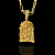 PINGENTE JESUS CRAVEJADO EM ZIRCONIA PREMIUM ( 12g- 4x4cm) (G) EXCLUSIVIDADE - BANHO DE OURO 18k - Imagem 2