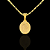 PINGENTE NOSSA SENHORA ( 2g-  1,5x2cm) - BANHO DE OURO 18k - Imagem 1