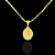 PINGENTE NOSSA SENHORA ( 2g-  1,5x2cm) - BANHO DE OURO 18k - Imagem 2