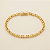 Pulseira Cadeado de Quina 5mm 21cm – Banhada a Ouro 18K - Imagem 1