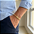 Pulseira Cadeado de Quina 5mm 21cm – Banhada a Ouro 18K - Imagem 3