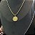 CORRENTE BAIANA (2MM- 70CM) + PINGENTE SÃO BENTO MEDALHA - BANHADO A OURO 18k - Imagem 4