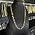 Corrente Friso 13mm 70cm – Banhada a Ouro 18K - Imagem 4
