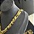 Corrente Friso 13mm 70cm + Pingente Pingente – Banhada a Ouro 18K - Imagem 3