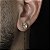 PAR DE BRINCO PONTO DE LUZ OVAL 8x5mm- BANHADO A OURO 18K. - Imagem 2