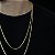 CORRENTES LACRAIA (2mm - 60CM + 70CM)- 8G - BANHO DE OURO 18K - Imagem 2