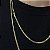 CORRENTE GRUMET (2mm - 60CM + 70CM)- 8G - BANHO DE OURO 18K - Imagem 4