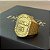Anel Modelo Salmo 91 em Chapa Octogonal – Banhado a Ouro 18K - Imagem 1