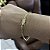 PULSEIRA LACRAIA( 4mm - 17 a 21cm) - FECHO COM MARCAÇÃO 750 - BANHO DE OURO 18k - Imagem 4