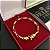 Pulseira Tijolinho Alongado 5mm 17cm a 21cm com Fecho Gaveta – Banhada a Ouro 18K - Imagem 6