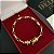 Pulseira Tijolinho Alongado 5mm 17cm a 21cm com Fecho Gaveta – Banhada a Ouro 18K - Imagem 2