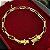 Pulseira Tijolinho Alongado 5mm 17cm a 21cm com Fecho Gaveta – Banhada a Ouro 18K - Imagem 4