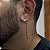 ARGOLA LARGA detalhada P – Banhada a Ouro 18K - Imagem 3