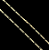 CORRENTE 3x1 2mm - 70 ou 60cm + PINGENTE PLAQUINHA ESCOLHA A LETRA - BANHADO A OURO 18k - Imagem 2