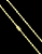 CORRENTE PIASTRINE  -  ( 4mm - 70 ou 60cm + PINGENTE PLACA DIAMANTADA 2x1,2cm )   ESCOLHA A LETRA - BANHADO A OURO 18k - Imagem 3