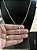 CORRENTE PIASTRINE( 2mm - 70cm) + PINGENTE CRUZ PALITO  P - BANHADO A  OURO 18K. - Imagem 4