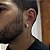 Brinco Argola Ney Oval Cravejada com Zircônias – Banhado a Ouro 18K - Imagem 6