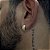 Brinco Argola Ney Oval Cravejada com Zircônias – Banhado a Ouro 18K - Imagem 3