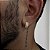 Brinco Argola Ney Oval Cravejada com Zircônias – Banhado a Ouro 18K - Imagem 5