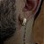 Brinco Argola Ney Cravejada com 5 Fileiras de Zircônias – Banhado a Ouro 18K - Imagem 7
