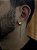 PAR DE BRINCO ARGOLA MACIÇA 12x5mm G - BANHADO A OURO 18K - Imagem 2