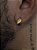 PAR DE BRINCO ARGOLA MACIÇA 12x5mm G - BANHADO A OURO 18K - Imagem 5