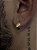 PAR DE BRINCO ARGOLA MACIÇA 12x5mm G - BANHADO A OURO 18K - Imagem 3