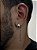 PAR DE BRINCO ARGOLA MACIÇA 12x5mm G - BANHADO A PRATA 750 - Imagem 4