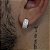 Brinco Argola Ney Cravejada com 4 Fileiras de Zircônias – Banho de Prata - Imagem 4