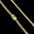 Corrente Grumet 4mm 70cm + Pingente Medalha São Bento – Banhada a Ouro 18K - Imagem 2